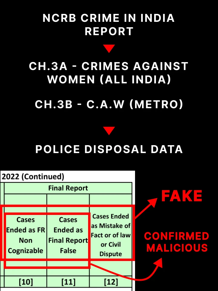 Fake case categories in NCRB reports